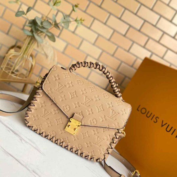 LV Replica Pochette Metis M44881 Navy Blue/Beige/White Bag - Image 14