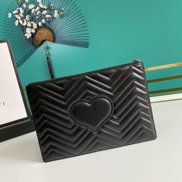 Replica Gucci Marmont Leather Pouch - Luxe Style - Image 2