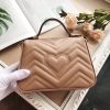 Best Replicas Bags - Replica Gucci Marmont Top Handle Bag in Black, Brown, Green Shop For Best Louis Vuitton LV Replica Bags With Cheap Price