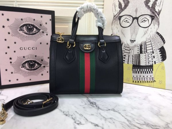 Gucci Ophidia Small Tote Bag Replica - Black & White Design