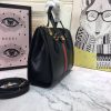 Best Replicas Bags - Gucci Ophidia Small Tote Bag Replica - Black & White Design Shop For Best Louis Vuitton LV Replica Bags With Cheap Price