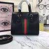Best Replicas Bags - Gucci Ophidia Small Tote Bag Replica - Black & White Design Shop For Best Louis Vuitton LV Replica Bags With Cheap Price