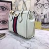 Best Replicas Bags - Gucci Ophidia Small Tote Bag Replica - Black & White Design Shop For Best Louis Vuitton LV Replica Bags With Cheap Price