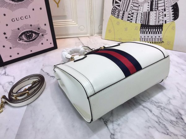Gucci Ophidia Small Tote Bag Replica - Black & White Design - Image 8