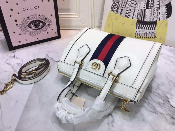 Gucci Ophidia Small Tote Bag Replica - Black & White Design - Image 9