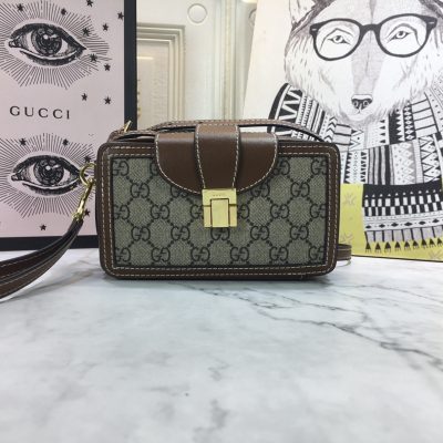 Replica Gucci Mini Bag with Secure Clasp Closure