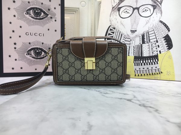 Replica Gucci Mini Bag with Secure Clasp Closure
