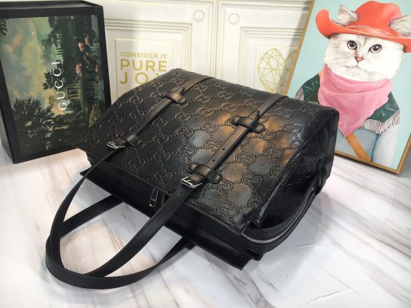 Gucci Double G Embossed Replica Tote Bag - Image 3