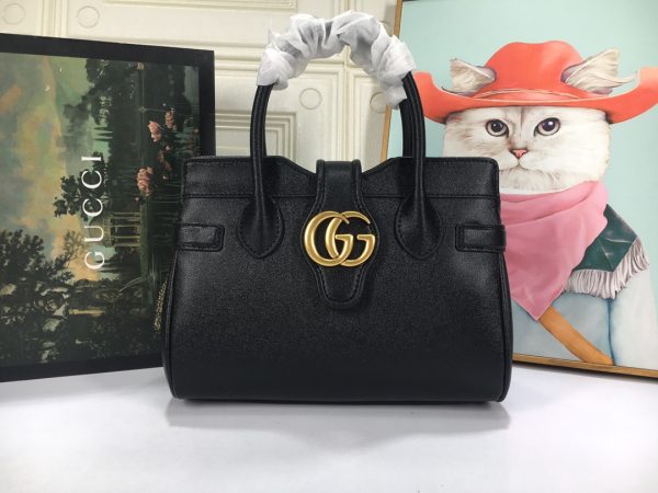 Gucci Replica Small Top Handle Bag with Double G Logo - Image 2