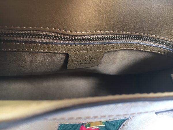 Gucci Replica Small Top Handle Bag with Double G Logo - Image 11