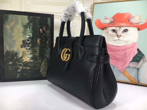 Gucci Replica Small Top Handle Bag with Double G Logo - Image 3