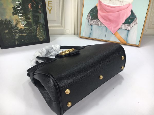 Gucci Replica Small Top Handle Bag with Double G Logo - Image 5