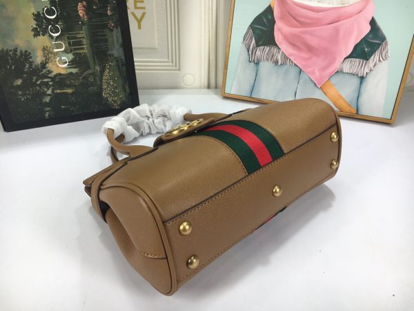 Gucci Replica Small Top Handle Bag with Double G Logo - Image 10