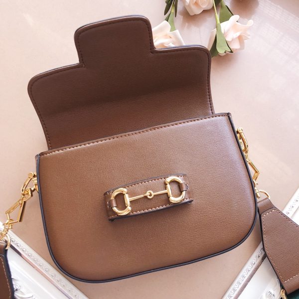 Replica Gucci Horsebit 1955 Mini Bag in Brown, Black, White - Image 4