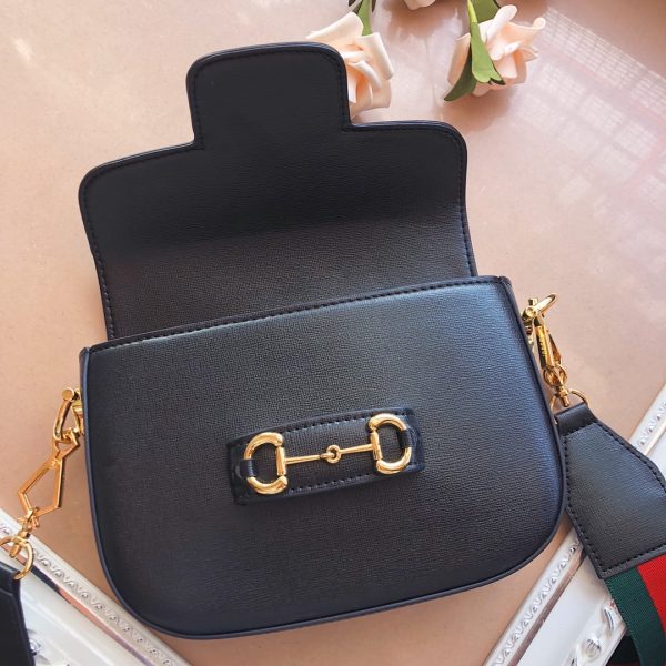 Replica Gucci Horsebit 1955 Mini Bag in Brown, Black, White - Image 9