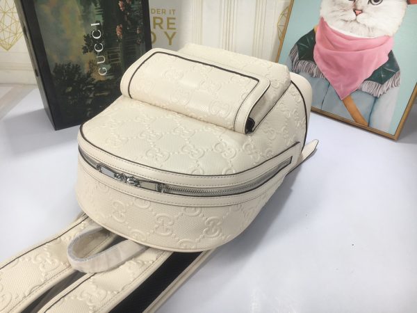 Replica Gucci Double G Embossed Stylish Backpack - Image 10