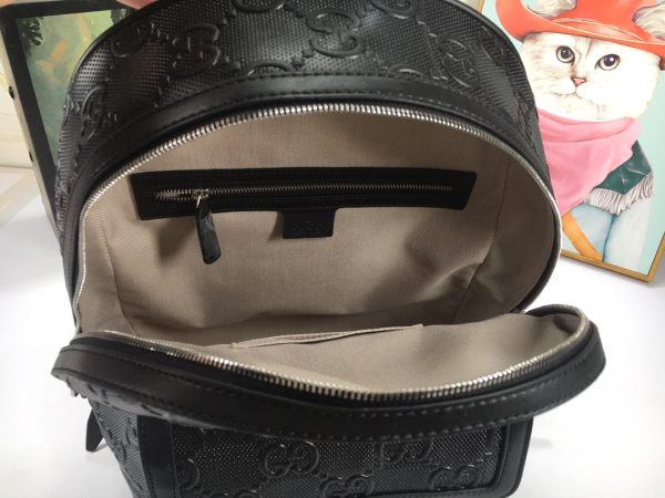 Replica Gucci Double G Embossed Stylish Backpack - Image 6