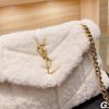 Best Replicas Bags - YSL Puffer Small Bag in Shearling & Leather Replica Shop For Best Louis Vuitton LV Replica Bags With Cheap Price