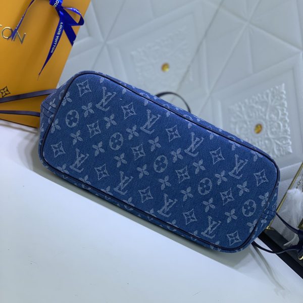 LV Replica Denim Neverfull MM Bag - Stylish & Durable - Image 4