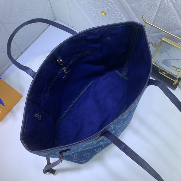 LV Replica Denim Neverfull MM Bag - Stylish & Durable - Image 6