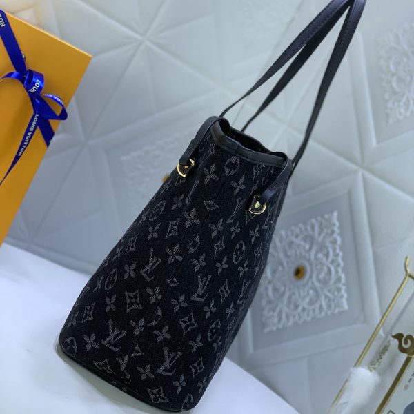 LV Replica Denim Neverfull MM Bag - Stylish & Durable - Image 10