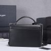 Best Replicas Bags - Replica YSL Sunset Medium Top Handle Bag - Black Shop For Best Louis Vuitton LV Replica Bags With Cheap Price