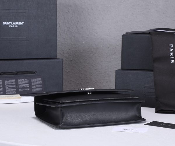 Replica YSL Sunset Medium Top Handle Bag - Black - Image 5