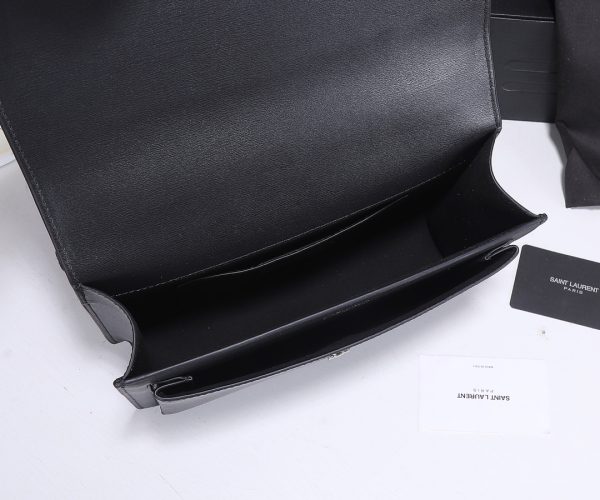 Replica YSL Sunset Medium Top Handle Bag - Black - Image 6