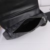 Best Replicas Bags - Dior Replica CD Diamond Canvas Saddle Bag - Black & White Shop For Best Louis Vuitton LV Replica Bags With Cheap Price