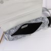 Best Replicas Bags - Dior Replica CD Diamond Canvas Saddle Bag - Black & White Shop For Best Louis Vuitton LV Replica Bags With Cheap Price