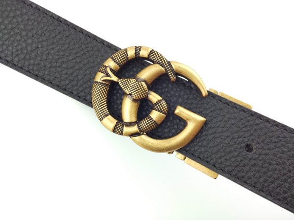 Replica Gucci G Belt 34mm in Black - G394-75 Style - Image 3