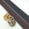 Best Replicas Bags - Replica Gucci G Belt 34mm in Black - G394-75 Style Shop For Best Louis Vuitton LV Replica Bags With Cheap Price
