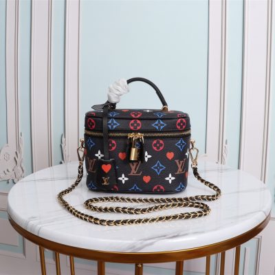 Replica LV Game On Vanity PM M57482 Black/White