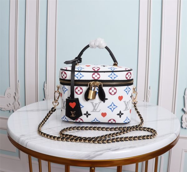 Replica LV Game On Vanity PM M57482 Black/White - Image 10