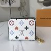 Best Replicas Bags - Replica LV Game On Zippy Coin Purse in Black/White Shop For Best Louis Vuitton LV Replica Bags With Cheap Price