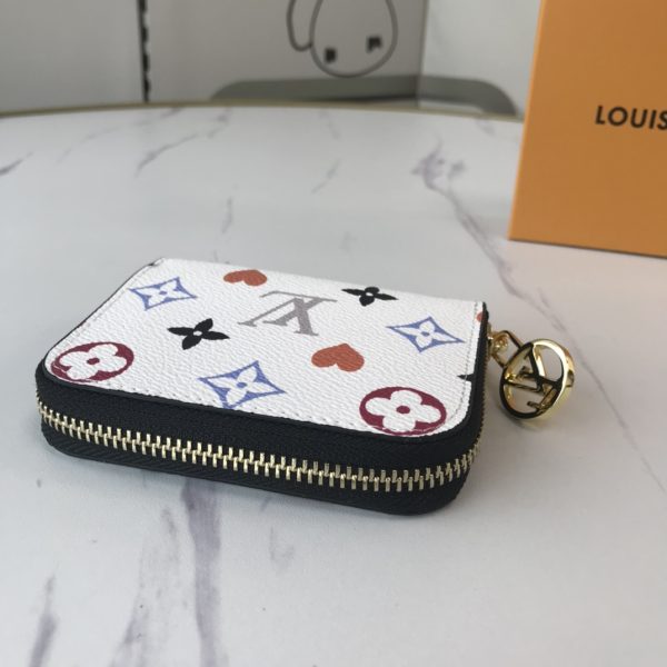 Replica LV Game On Zippy Coin Purse in Black/White - Image 11