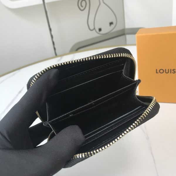 Replica LV Game On Zippy Coin Purse in Black/White - Image 15