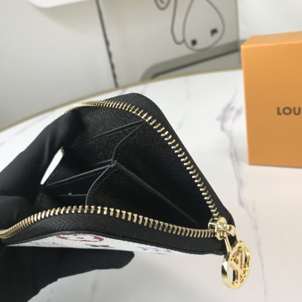 Replica LV Game On Zippy Coin Purse in Black/White - Image 16