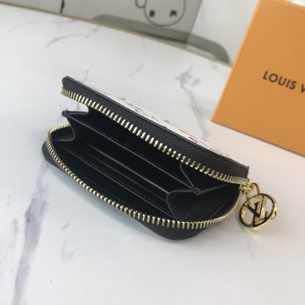 Replica LV Game On Zippy Coin Purse in Black/White - Image 17