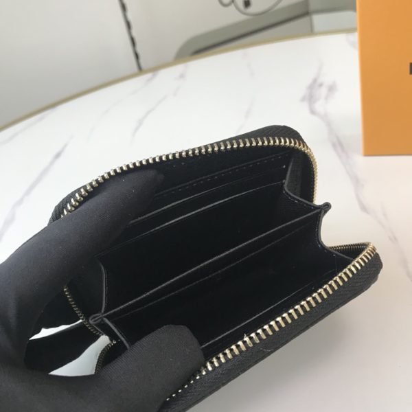 Replica LV Game On Zippy Coin Purse in Black/White - Image 5