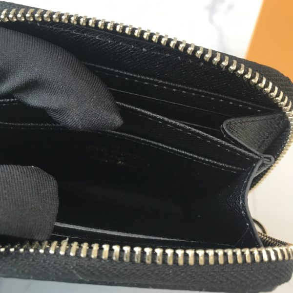 Replica LV Game On Zippy Coin Purse in Black/White - Image 7