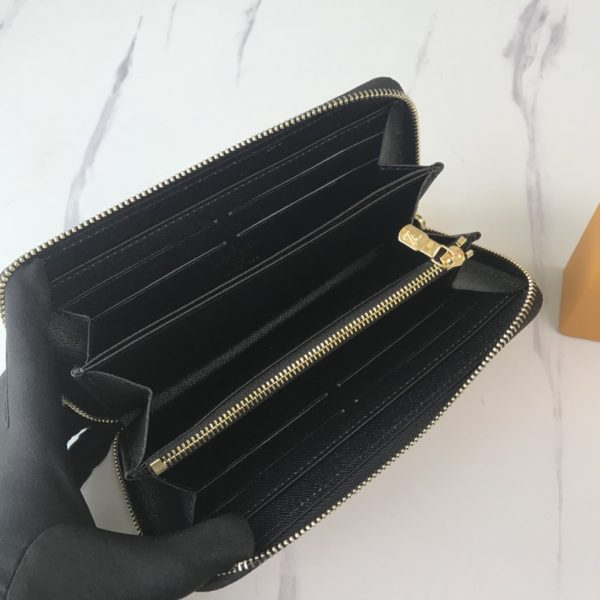 Louis Vuitton Replica Game On Zippy Wallet Black/White M80323 - Image 17