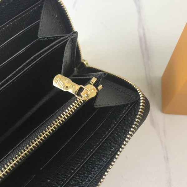 Louis Vuitton Replica Game On Zippy Wallet Black/White M80323 - Image 18