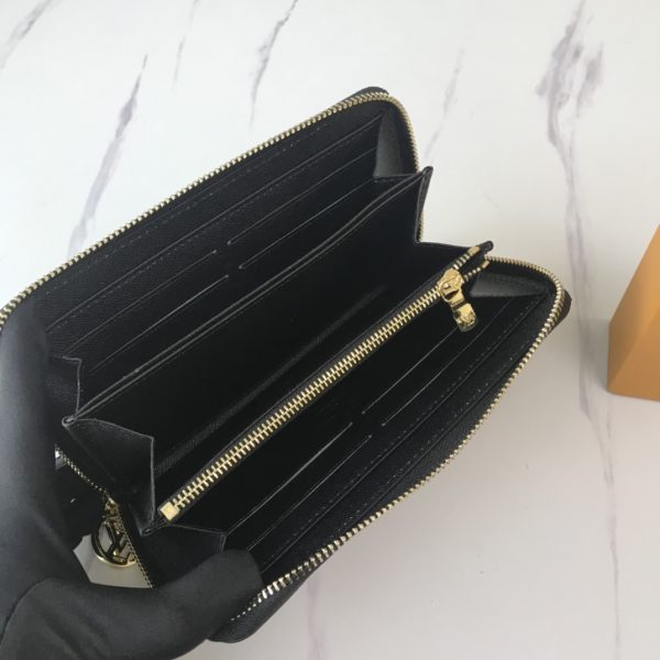 Louis Vuitton Replica Game On Zippy Wallet Black/White M80323 - Image 8