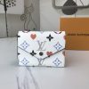 Best Replicas Bags - Replica LV Zoe Wallet Aaa-Game Black/White M41938 Shop For Best Louis Vuitton LV Replica Bags With Cheap Price