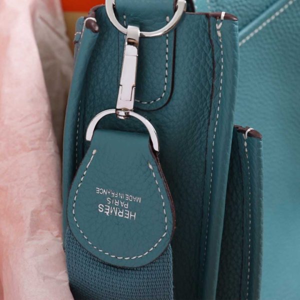 Replica Hermes Evelyne III 29 Bag - Orange, Black, Blue - Image 25