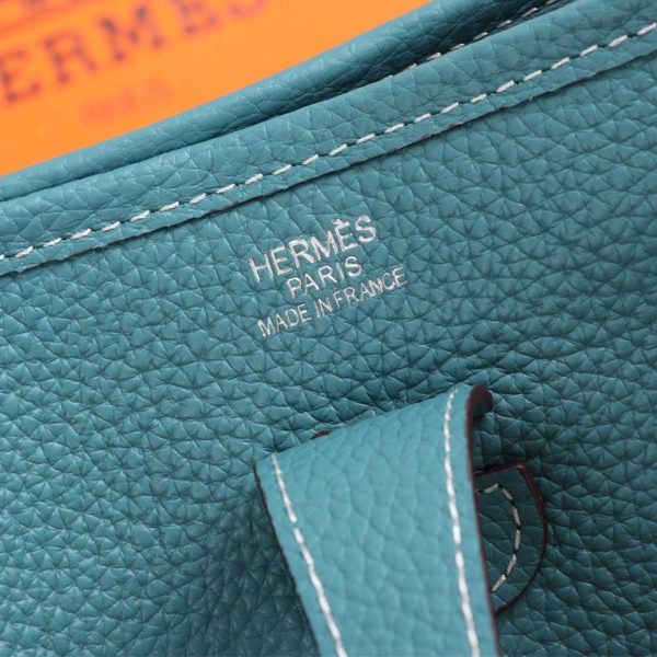 Replica Hermes Evelyne III 29 Bag - Orange, Black, Blue - Image 24