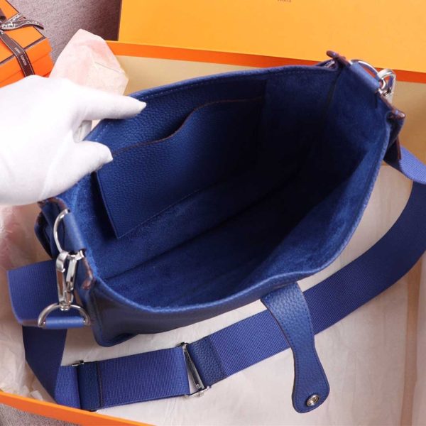 Replica Hermes Evelyne III 29 Bag - Orange, Black, Blue - Image 21