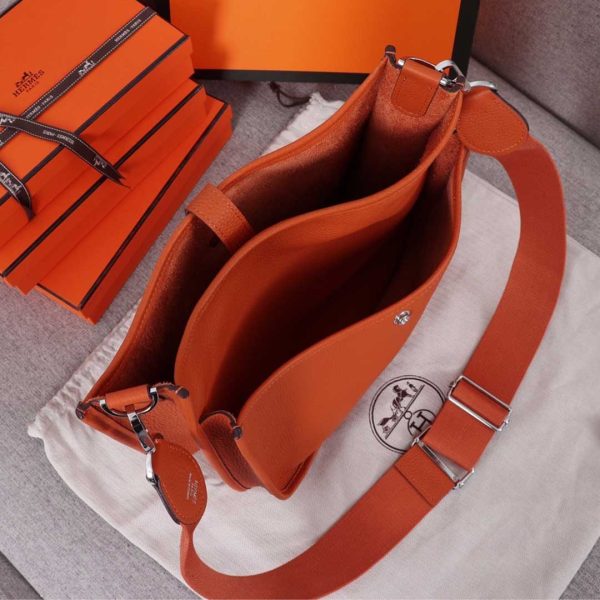 Replica Hermes Evelyne III 29 Bag - Orange, Black, Blue - Image 5