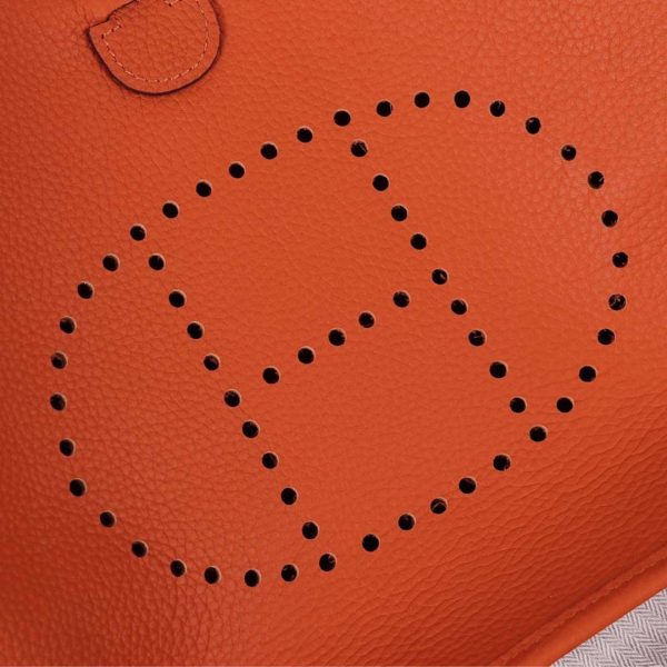 Replica Hermes Evelyne III 29 Bag - Orange, Black, Blue - Image 6